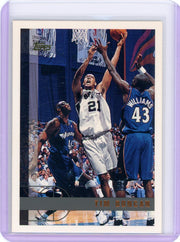 Tim Duncan 1997 Topps rookie card #115
