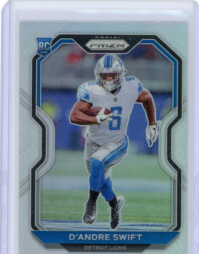 D'Andre Swift 2020 Panini Prizm silver prizm rookie card