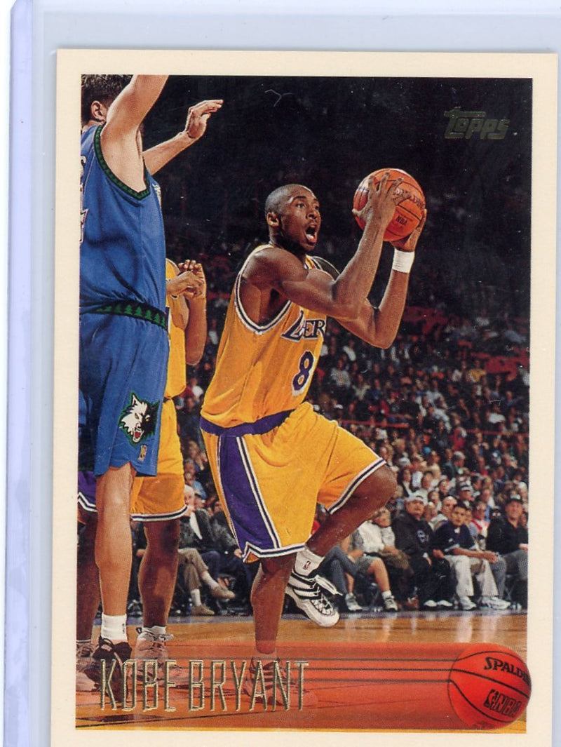 Kobe Bryant 1996 Topps rookie card 