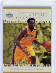 Kobe Bryant 2001 Upper Deck Pure Basketball