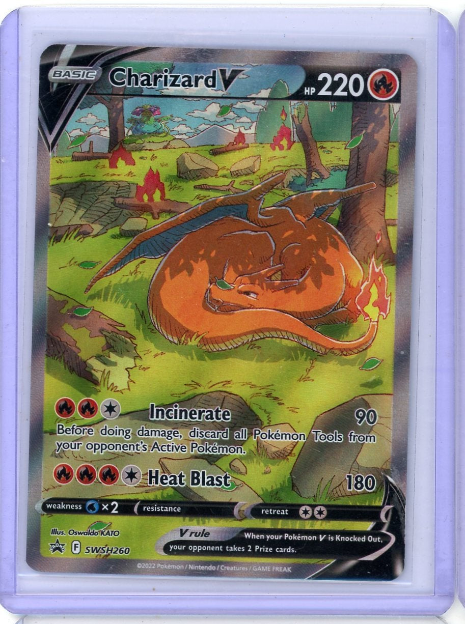 Charizard V Pokémon Sword & Shield Black Star Promo #SWSH260