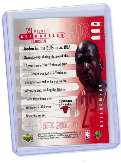 Michael Jordan 2000-01 Upper Deck SPx Masters holo
