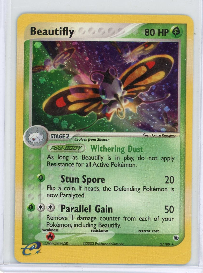 Beautifly Pokémon Ruby & Sapphire Holo #2/109