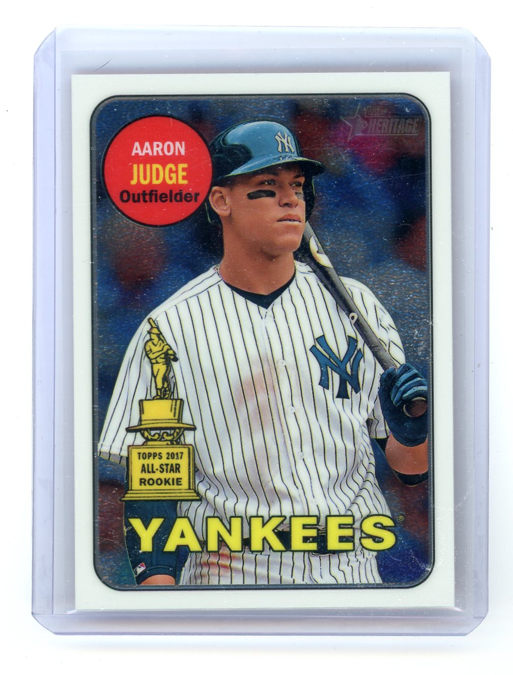 Aaron Judge 2018 Topps Heritage All Star Rookie chrome redux #'d 699/9 –  Piece Of The Game
