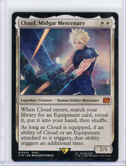 Cloud, Midgar Mercenary Magic the Gathering Final Fantasy #0010
