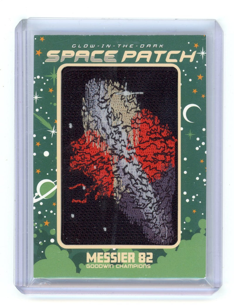 Messier 82 2023 Upper Deck Goodwin Champions Glow-in-the-Dark Space Patch Tier 4 SSP 