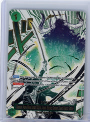 Demon Aura Nine Sword Style Asura Blades Drawn Dead Man's Game One Piece Legacy of the Master Alternate Art #OP12-037