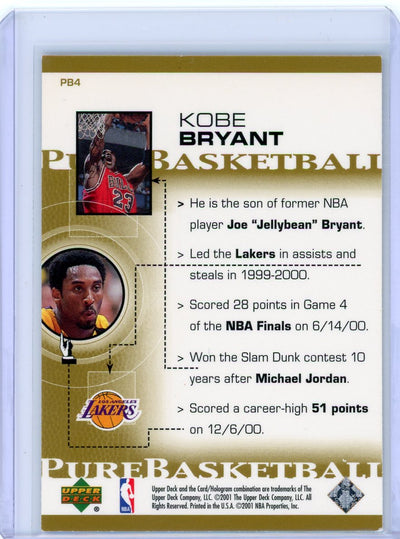 Kobe Bryant 2001 Upper Deck Pure Basketball