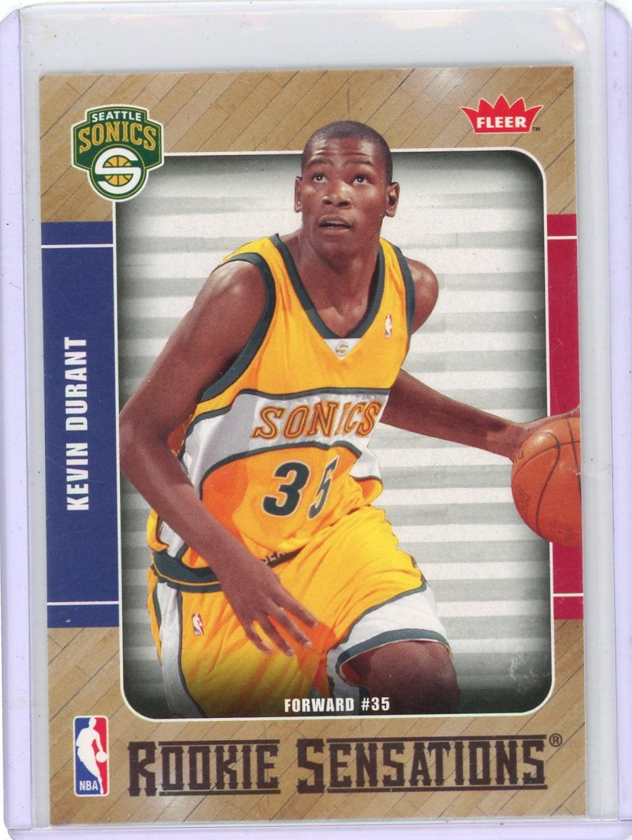 Kevin Durant 2007-08 Fleer Rookie Sensations RC