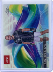 Sean Strickland 2025 Topps Chrome Helix SP