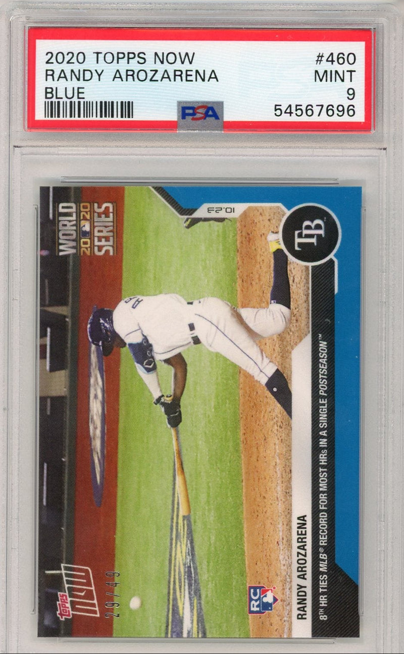 Randy Arozarena 2020 Topps NOW rookie card 