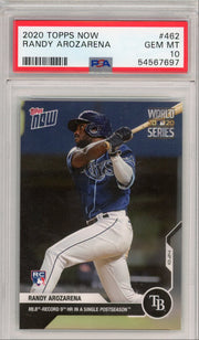 Randy Arozarena 2020 Topps NOW rookie card #462 PSA 10