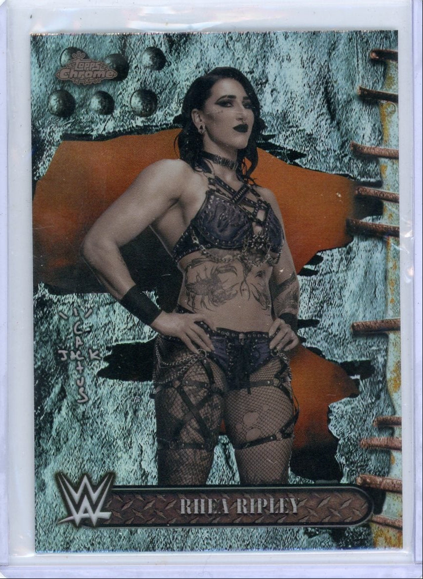 2025 Rhea Ripley Topps Chrome Cactus Jack Refractor