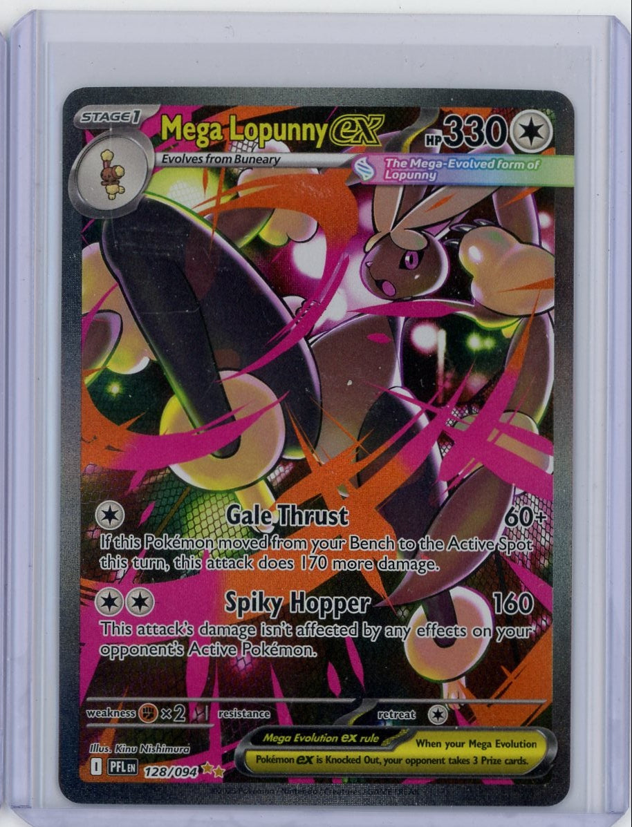 Mega Lopunny ex #128 Pokemon Phantasmal Flames