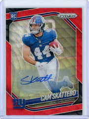 Cam Skattebo 2025 Panini Prizm Red Wave Autograph #'d 23/149
