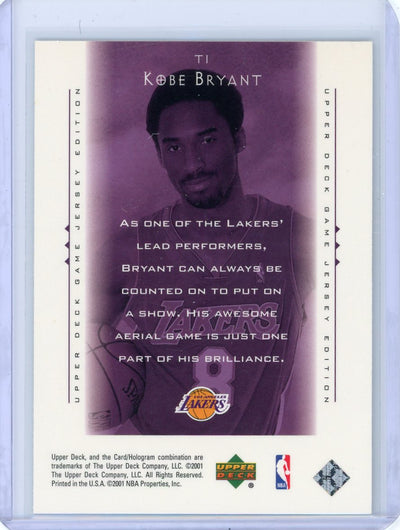 Kobe Bryant 2001 Upper Deck Touch the Sky holo