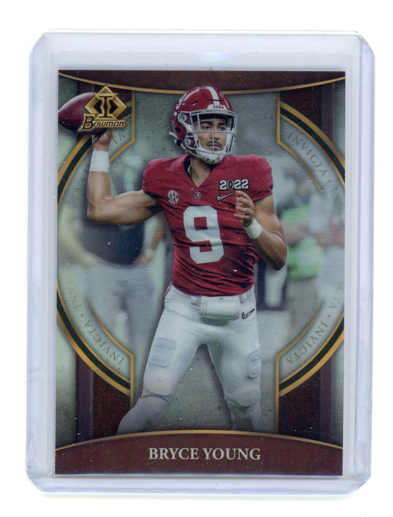 Bryce Young 2022 Bowman Chrome Invicta