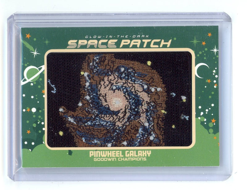 Pinwheel Galaxy 2023 Upper Deck Goodwin Champions Glow-in-the-Dark Space Patch Tier 4 SSP 