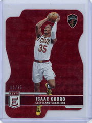 Isaac Okoro 2021-22 Panini Elite Die-Cut Red #'d 01/65