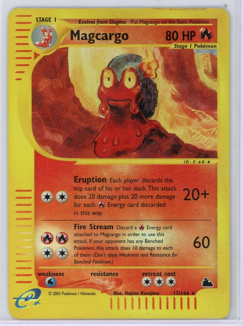 Magcargo Pokémon Skyridge Reverse Holo #17/144 DMG