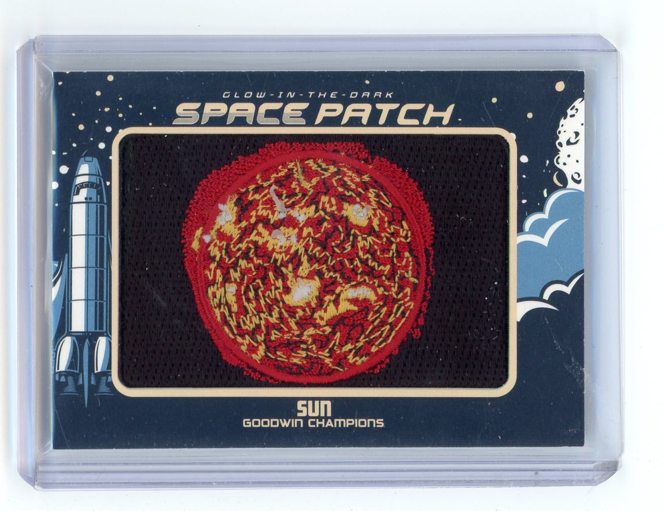 Sun 2023 Upper Deck Goodwin Champions Glow-in-the-Dark Space Patch Tier 3 SSP #GSP-75