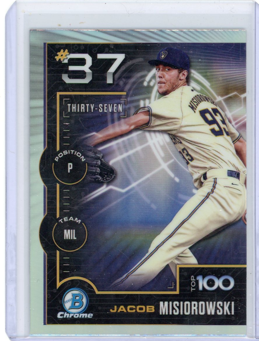 Jacob Misiorowski 2025 Bowman Chrome Scout's Top 100