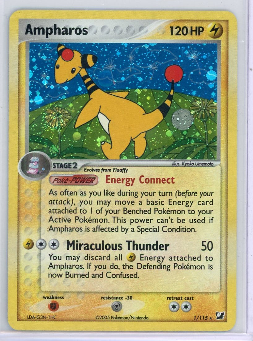Ampharos Pokémon Unseen Forces Holo #1/115