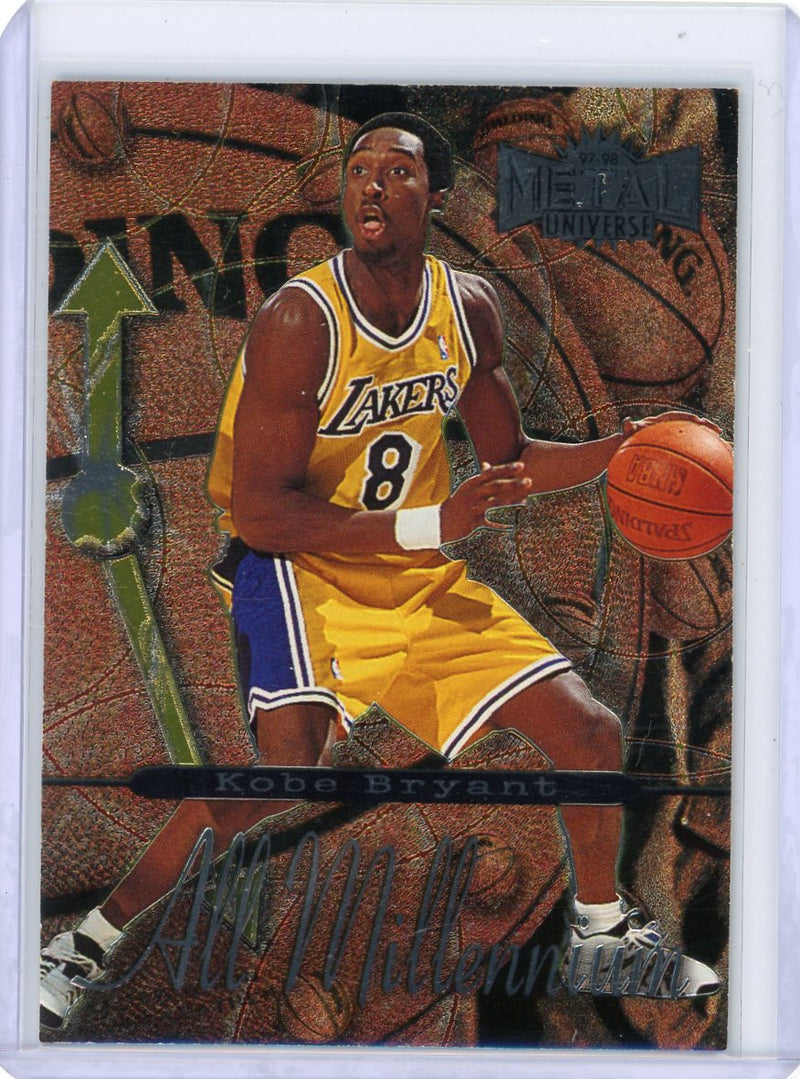 Kobe Bryant 1998 Skybox Metal Universe All Millennium