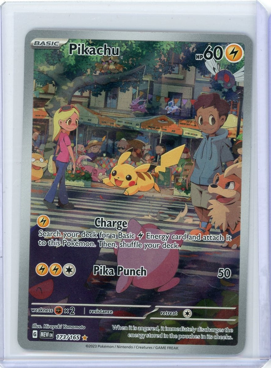 Pikachu Pokémon 151 Illustration Rare #173/165