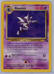 Haunter 1999 Pokemon Fossil 1st Edition non-holo #21/62 LP