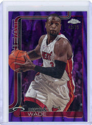 Dwyane Wade 2025-26 Topps Chrome Purple Raywave #'d 42/75