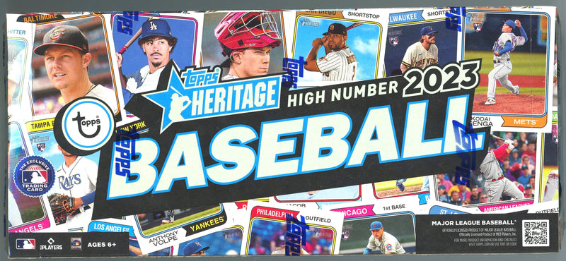 2023 Topps Heritage HIGH Number Baseball Hobby Box