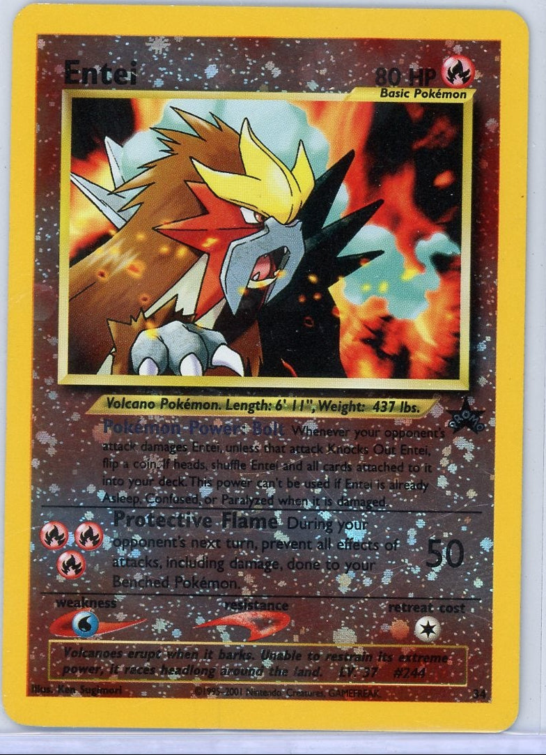 Entei Pokémon WoTC Promo (MP) #34/53