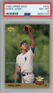Derek Jeter 1993 Upper Deck Top Prospect PSA 8