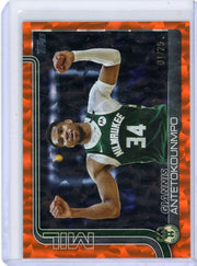 Giannis Antetokounmpo 2025-26 Topps Orange Foilboard #'d 01/25