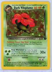 Dark Vileplume 2000 Pokemon Team Rocket holo #13/82 LP/MP