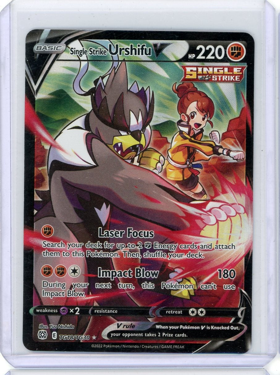 Single Strike Urshifu V Pokémon Brilliant Stars Trainer Gallery #TG18/TG30