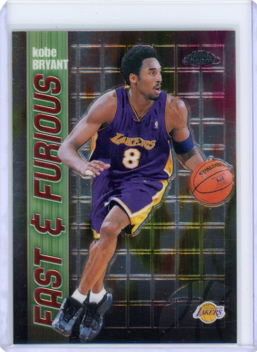 Kobe Bryant 2002 Topps Chrome Fast & Furious
