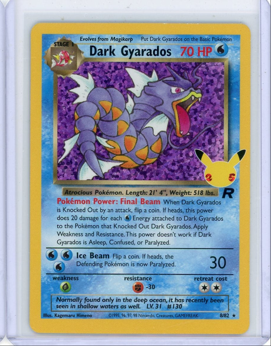 Dark Gyarados 2021 Pokemon Celebrations Classic Collection #8/82