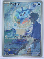 Mantyke Pokémon Paradox Rift Illustration Rare #189/182