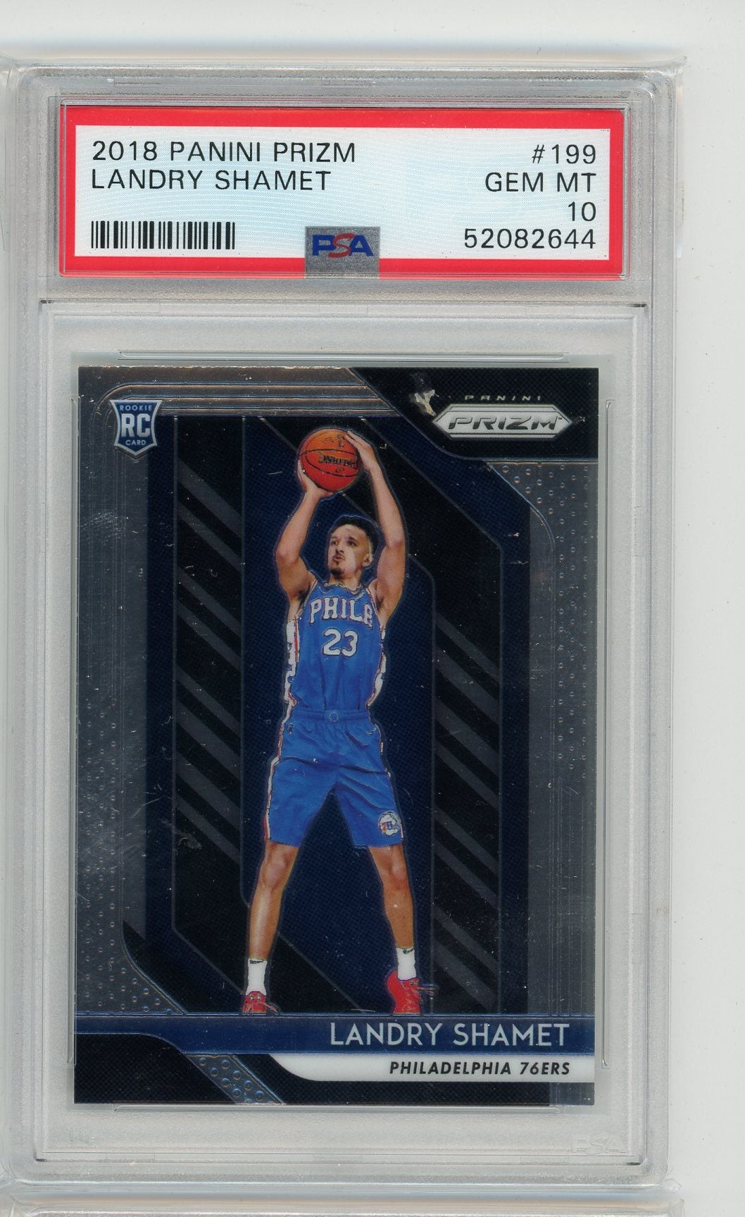 Landry Shamet 2018 Panini Prizm rookie card PSA 10