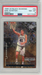 Dirk Nowitzki 1998 Upper Deck Black Diamond Single PSA 8