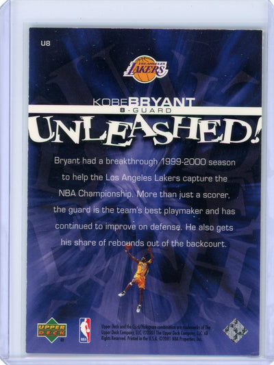 Kobe Bryant 2001 Upper Deck Unleashed!