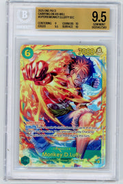 Monkey.D.Luffy One Piece Carrying On His Will OP13-118 SEC BGS 9.5
