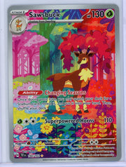 Sawsbuck Pokémon Temporal Forces Illustration Rare #166/162