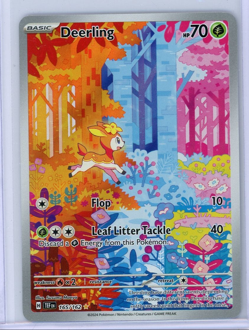 Deerling Pokémon Temporal Forces Illustration Rare #165/162