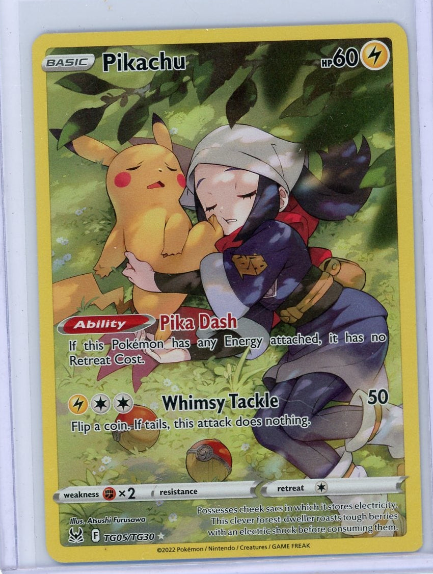 Pikachu Pokémon Lost Origin Trainer Gallery #TG05/TG30