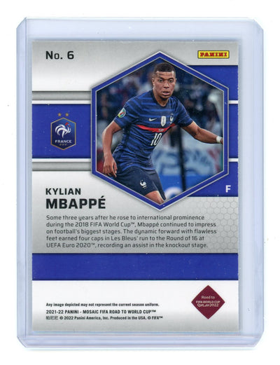 Kylian Mbappe 2021-22 Panini Mosaic FIFA Road to World Cup