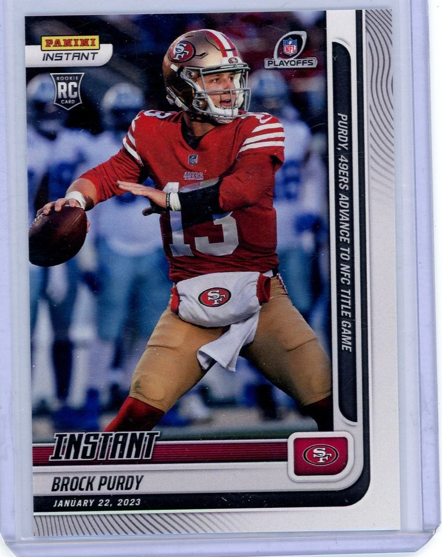 Brock Purdy 2023 Panini Instant #211 rookie card #'d /3861
