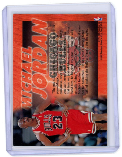 Michael Jordan 1997-98 Fleer Flair Hardwood Leader